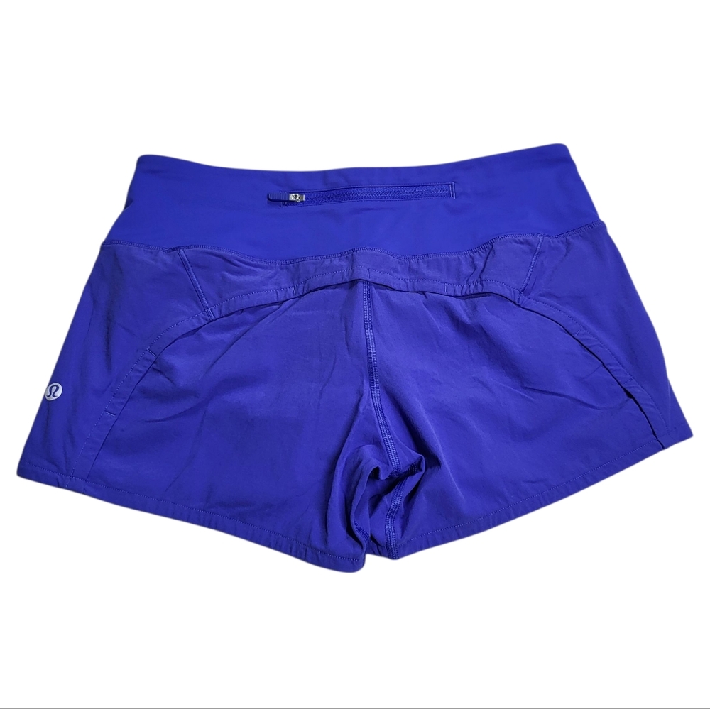 Lululemon Run Times Short II 4" Blazer Blue - Picture 6 of 16